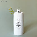 East of India Sentiment Cat Vase image 0