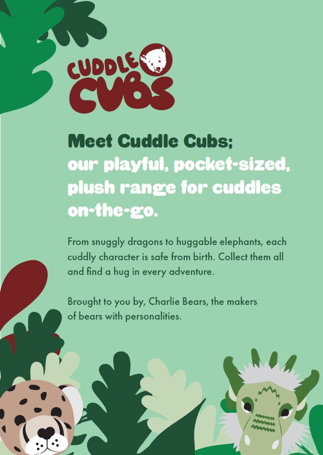 Charlie Bears Cuddle Cub Festoon Dragon