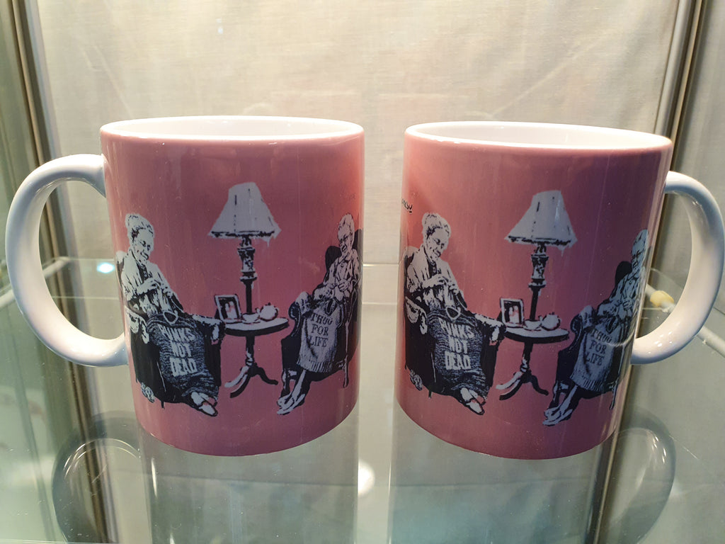 Banksy Mugs Punk Grannies image 0