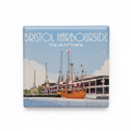 Bristol Harbourside The Matthew ceramic fridge magnet flat lay on white background